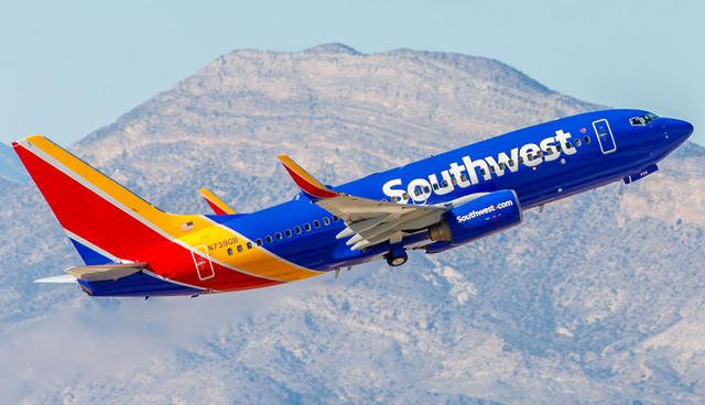 FOTO 5 | En la categoría "Las mejores aerolíneas low cost en América del Norte 2018" el segundo lugar fue para Southwest Airlines.  (Foto: telemundodallas)