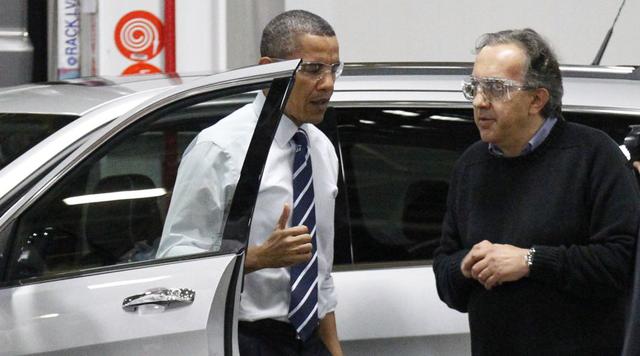 Sergio Marchionne respondió al llamado del presidente de EE.UU., Barack Obama, de rescatar Chrysler. Ese episodio marcó el nacimiento de Fiat Chrysler Automobiles. (Foto: AP)