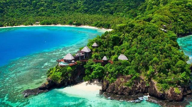 Isla Laucala (Fiji). El magnate de Red Bull Dietrich Mateschitz tiene en la isla un submarino para dos personas valorizado en US$ 1.5 millones. Una noche en una villa de la isla cuesta cerca de US$ 3,790 la noche. (Foto: blogthetraveller)