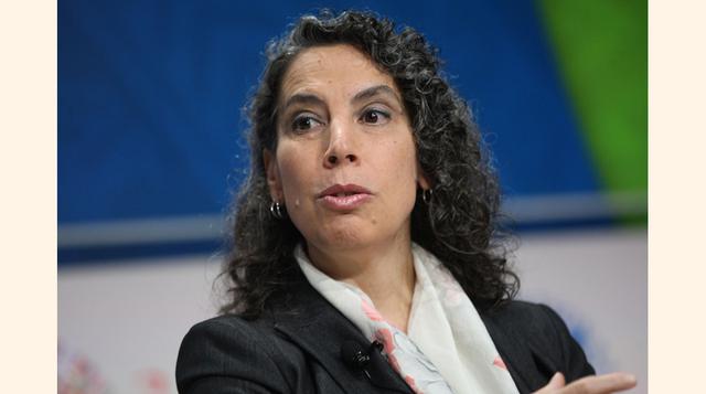 Seminario de Inclusión Financiera. Participan, Carolina Trivelli, exministra de Inclusión Social del Perú (Foto: Andina)