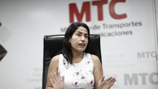 Ministra de Transportes sobre aportes de Shimabukuro a Boluarte: Se investigará 