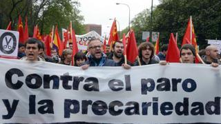 Miles de europeos protestan por la austeridad en el Día del Trabajo