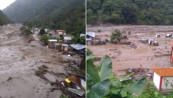 La zona más afectada por el aluvión fue el pueblo de Sahuayaco. (Fotos: COER Cusco)
