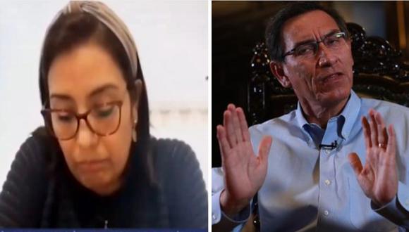 En un nuevo audio difundido por América Noticias, Karem Roca confirma que grabó al presidente Martín Vizcarra.