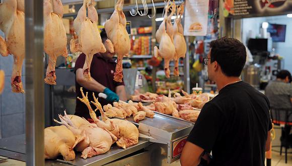 Precio del pollo al por mayor se comercializa a S/4.67, reportó el Midagri. (Foto: GEC)