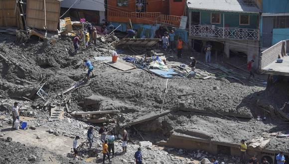 Indeci informa que cerca de 1,200 personas entre damnificados y afectados por huaicos en Secocha, región Arequipa. (Foto: EFE)