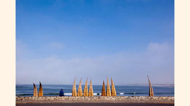 Balneario de Huanchaco en La Libertad, Trujillo.(foto:PromPerú).