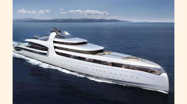 ALMIRANTE FUERZA X 145 – US$ 1,000 millones. Si bien aún no se ha construido, el ultramoderno Almirante X Force 145 ha sido completamente diseñado y desarrollado. Se espera que mida 456 pies, el buque palaciego debe impresionar al más exigente de los mult