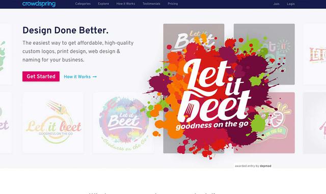 FOTO 9 | 9.- CrowdSRING. Esta plataforma está dedicada a los profesionales de servicios creativos, cuenta con más de 100 mil profesionales registrados. Este sitio da la opción para trabajar como diseñador (gráfico, web, mobile o industrial) o escritor.