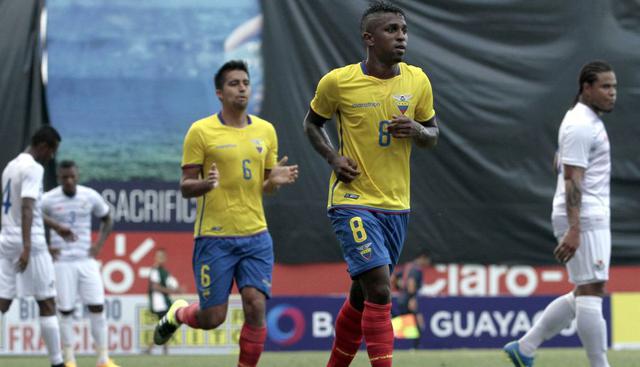 Miller Bolaños |Bolaños es una de las estrellas con más gol que tiene Ecuador. Este delantero salió como goleador de la pasada Copa Sudamericana con 5 tantos. Transfermarkt.es lo cotiza en más de 2 millones 700 mil dólares. (AFP)