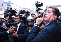 Alan García: Poder Judicial dictó impedimento de salida del país por 18 meses