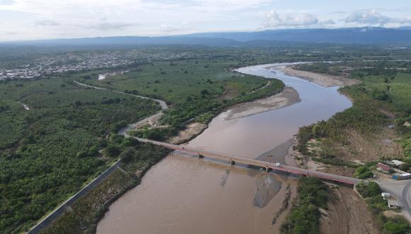 Vista del río Tumbes en temporada de El Niño. (Foto: Difusión)