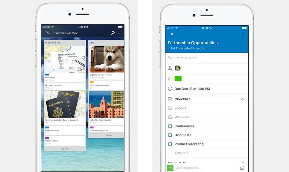 FOTO 1 | Esta app permite organizar diferentes equipos, colaboradores externos y personal de distintos grupos en un mismo espacio que funciona como un corcho con post-it cada uno de un color en función del grupo creado. Cuenta con un atractivo formato digital e interactivo muy fácil de usar. Al no existir límite de usuarios, permite potenciar la colaboración en equipo y facilita la coordinación de las tareas.