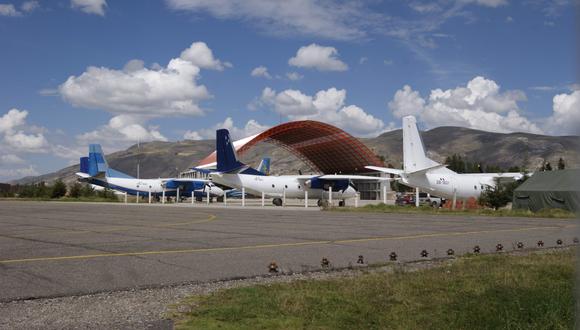 Debido a los trabajos de mantenimiento por emergencia en la pista de aterrizaje, el aeropuerto de Jauja cerrará temporalmente desde el 13 de febrero. (Foto: Andina)