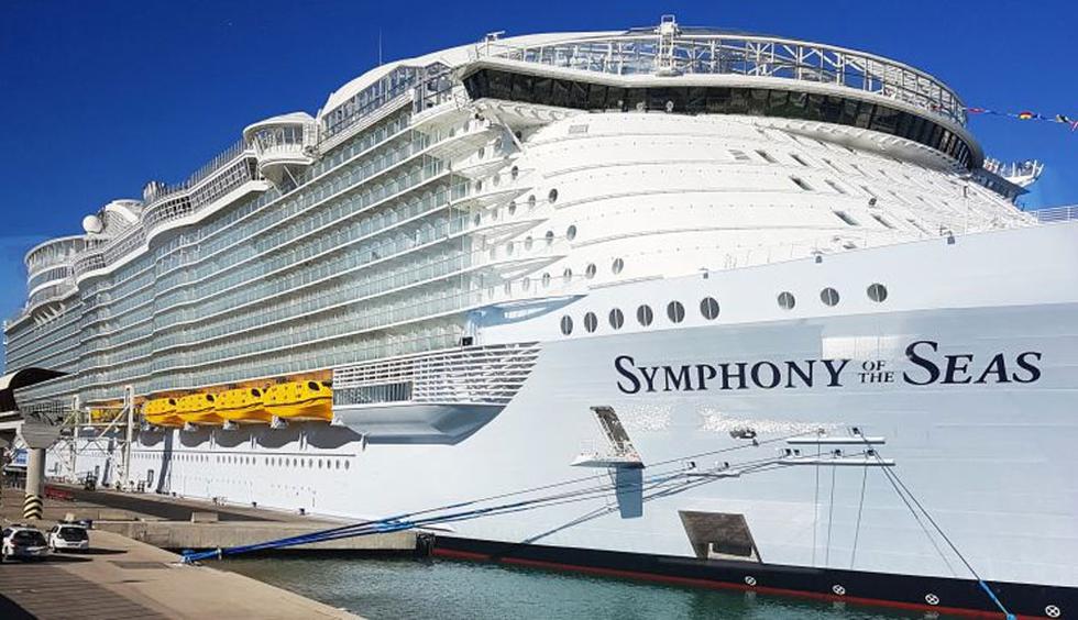 FOTO 1 | El "Symphony of the Seas" pertenece a Royal Caribbean.