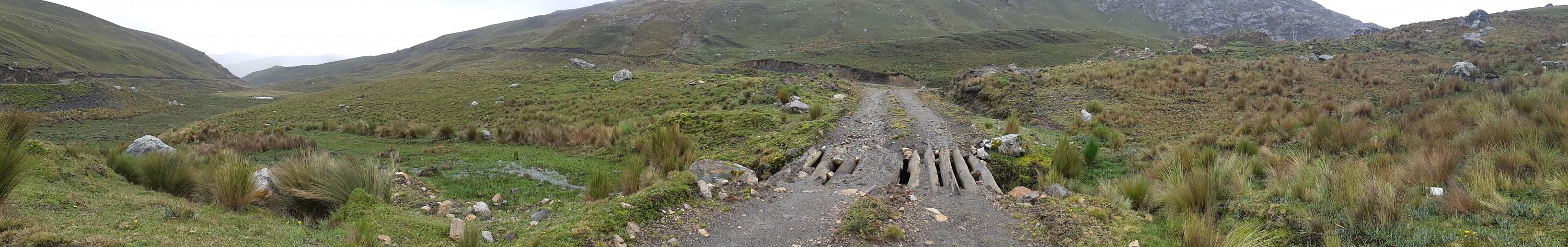 Estado actual del tramo donde se construirá la carretera en un plazo de 16 meses. (Foto: Sacyr)