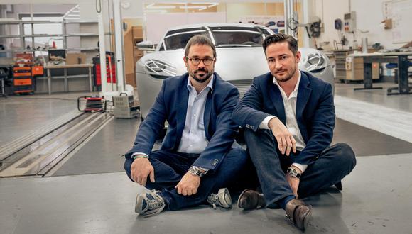 Dúo dinámico:los cofundadores de la compañía Anton Piëch (izquierda) y Rea Stark Rajcic (derecha) pretenden construir automóviles clásicos de alto rendimiento. (Foto: Piëch Automotive)