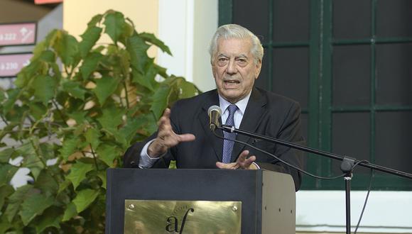 Mario Vargas Llosa, durante un evento en la Alianza Francesa de Lima en 2014.