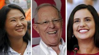 ONPE al 99.95%: Keiko Fujimori lidera con 39.84% de votos, PPK sigue segundo con 21% y Mendoza tercera