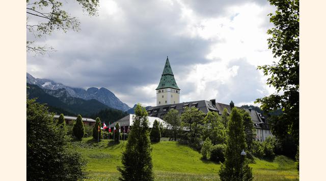 La cumbre G-7 se celebra en el castillo Schloss Elmau, ahora convertido en hotel. (Foto: AP)