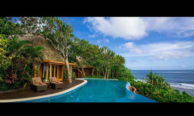 FOTO 1 | 1. Un resort en Fiji. El Namale Resort and Spa no es solamente su lugar favorito en el mundo, sino que también es dueño de él. Robbins obviamente se aloja gratis en este resort cinco estrellas, pero la tarifa promedio por huéspedes puede comenzar