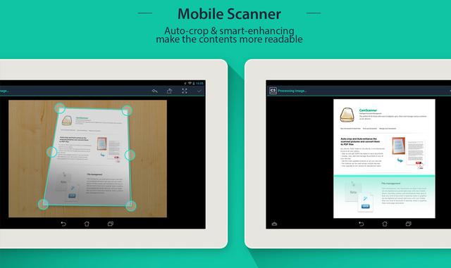 FOTO 5 | Ejerce la función de un escáner. Sirve para transformar una fotografía tomada con el móvil de un documento en un archivo PDF, mejorando la calidad de la imagen tomada.