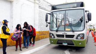 Protransporte anuncia incremento de los pasajes en el Corredor Verde desde este jueves