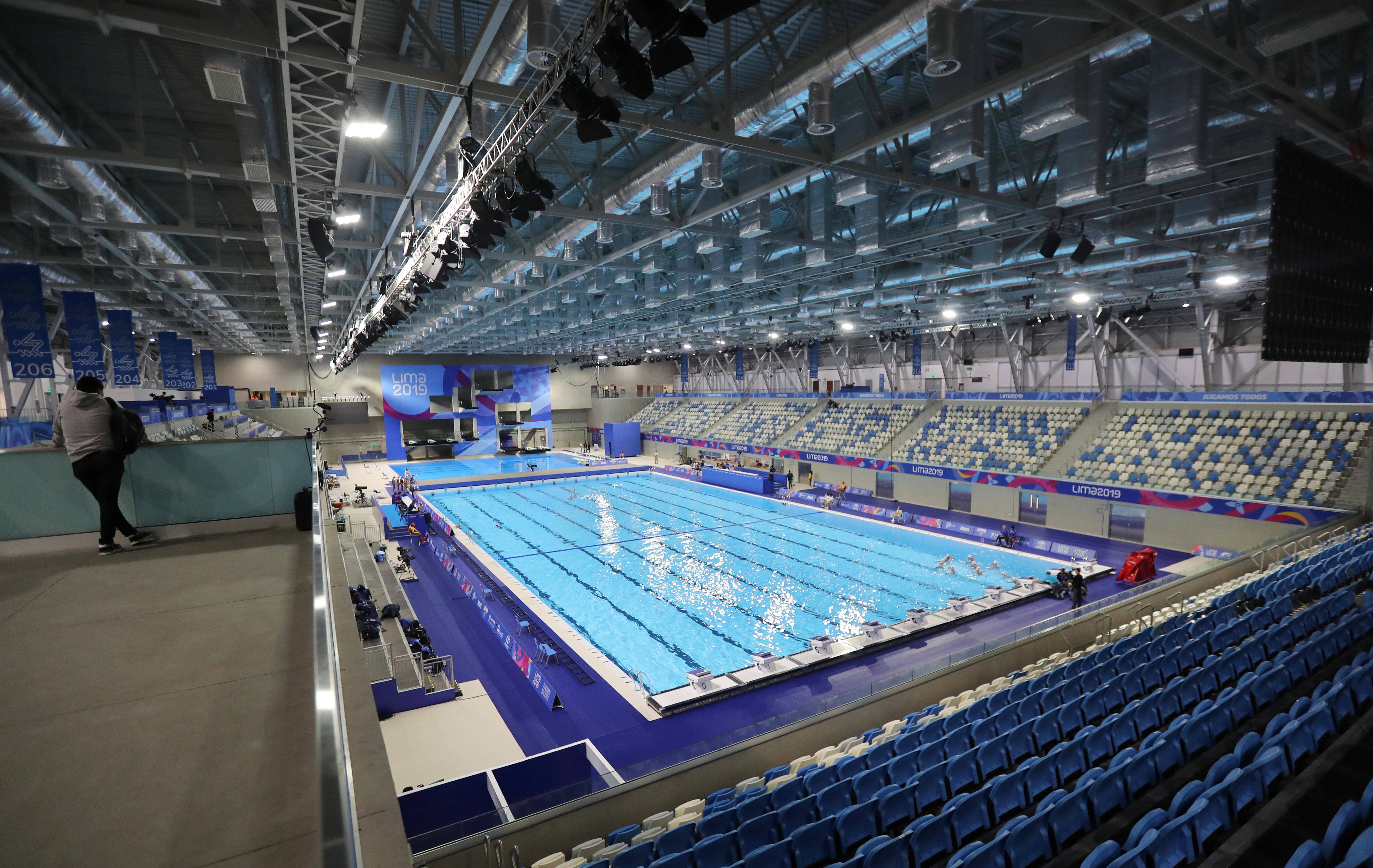 El Centro Acuático de la Videna, que fue uno de los escenarios de los Juegos Panamericanos 2019. (Foto: Reuters)
