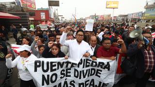 Peajes: transportistas y vecinos de Puente Piedra marchan por nulidad de contratos