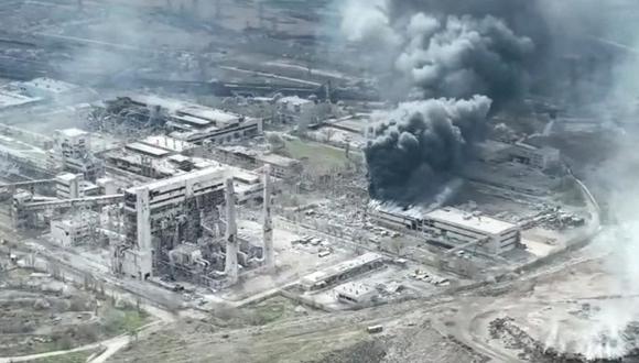 La siderúrgica de Azovstal es el último reducto de resistencia ucraniana en Mariúpol.