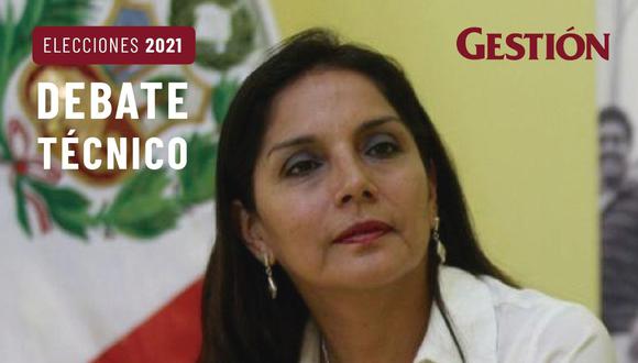 Patricia Juárez presentó las propuestas de Fuerza Popular en reforma del Estado. (Foto: César Campos |  GEC)