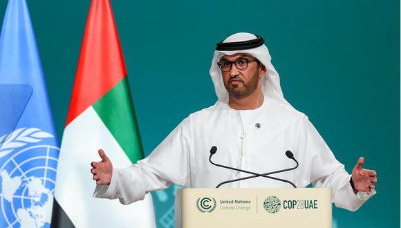 Sultan al Jaber usó su primer día al frente de la COP28 para impulsar el fondo de pérdidas y daños.