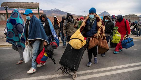 Migrantes venezolanos. (Foto: AFP).