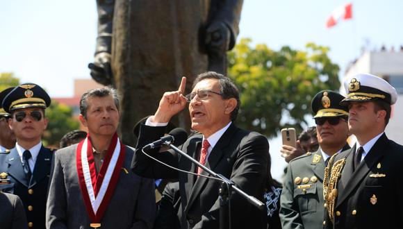 Vizcarra reiteró su disposición para todas las investigaciones que el Ministerio Público considere convenientes en su contra. (Foto: Presidencia)
