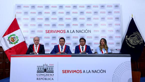 Alejandro Soto dijo que buscará hacer una agenda conjunta urgente con otras cuatro bancadas. Fuente: Congreso.
