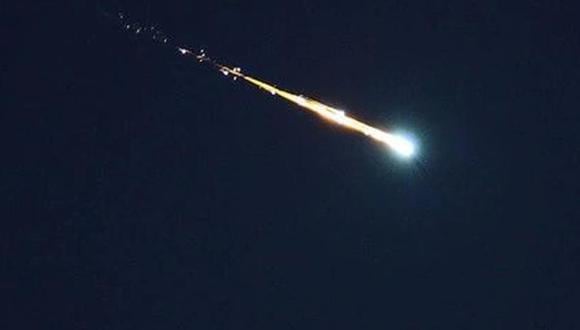 Sorpresivo destello de luz es observado en el cielo de Iquitos se trata de un meteoro. (Foto: Conida)