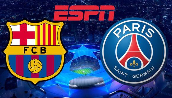 ESPN ofreció la cobertura del juego entre FC Barcelona y París Saint-Germain por la ida de los cuartos de final de la Champions League, Francia. (Foto: Composición)
