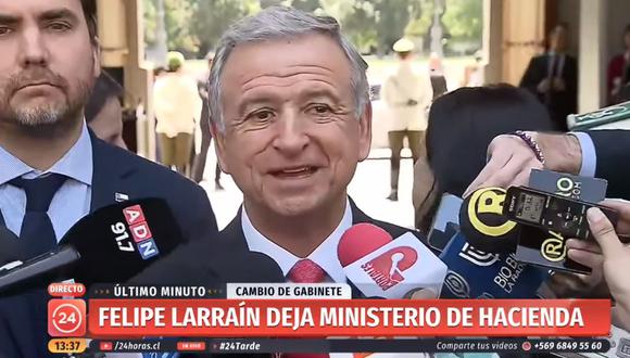 Larraín es uno de las tres personas de la máxima confianza de Piñera que quedó fuera del Ejecutivo. (Foto: Captura de video)