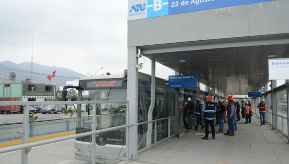 Solo cuatro estaciones de la ampliación norte del Metropolitano iniciarán operaciones desde el 15 de diciembre, el resto recién desde julio del 2024. (Foto: ATU)