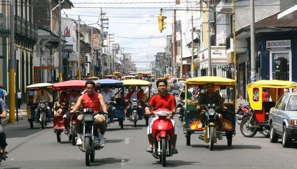 Las motocicletas son bastante usadas en el oriente peruano.