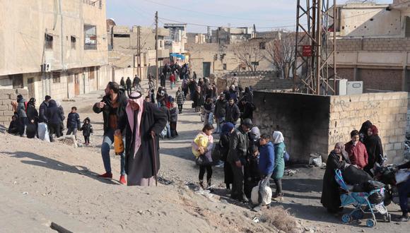 En Siria, la OIT está llevando a cabo trabajos intensivos en Alepo y aumentando su apoyo a los trabajadores y a las empresas más damnificadas. (Foto: AFP)