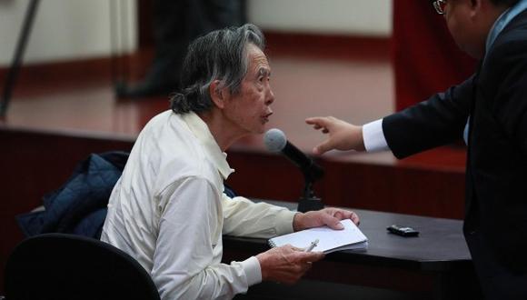 Alberto Fujimori aseguró que los enfrentamientos empeoran su estado de salud. (Foto: GEC)