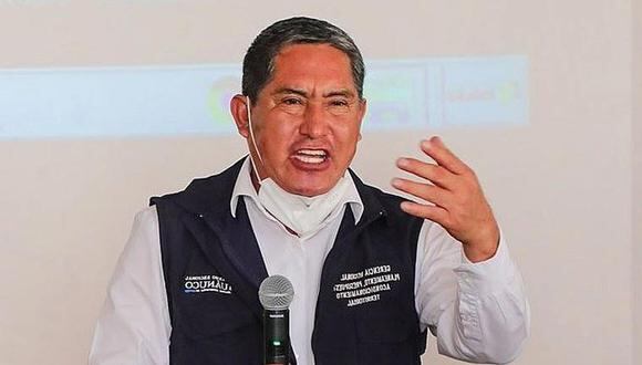 Juan Alvarado, gobernador regional de Huánuco es investigado por presuntos delitos de corrupción. (Foto: USI)