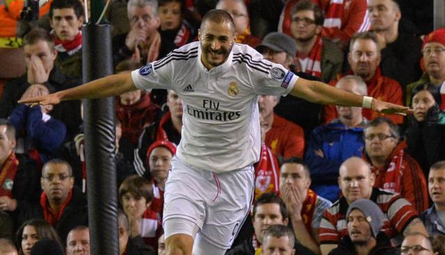 Karim Benzema. Benzema está en una buena racha goleadora y eso lo sabe a la perfección Carlo Ancelotti. Los goles de este francés cuestan en el mercado internacional un poco más de 57 millones de dólares. (AFP)