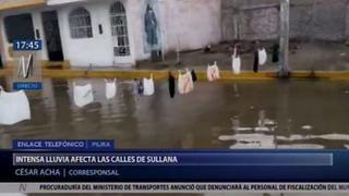 Piura: Sullana enfrenta lluvias torrenciales inundando las calles de la ciudad