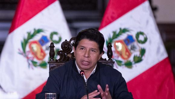 El presidente Pedro Castillo anunció la recomposición del gabinete ministerial. Foto: Presidencia Perú
