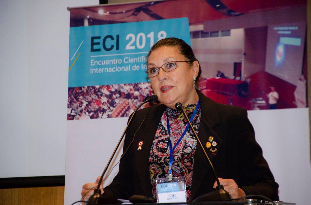 La presidenta del Concytec inauguró el “Encuentro Científico Internacional (ECI) 2018 - Invierno, por los 50 años del Concytec”. (Foto: Difusión)