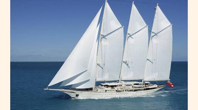 Athena. El yate más largo del mundo disponible para chárter tiene 90 metros, cinco habitaciones y cuesta US$ 450,000 por semana. (Foto: telegraph)