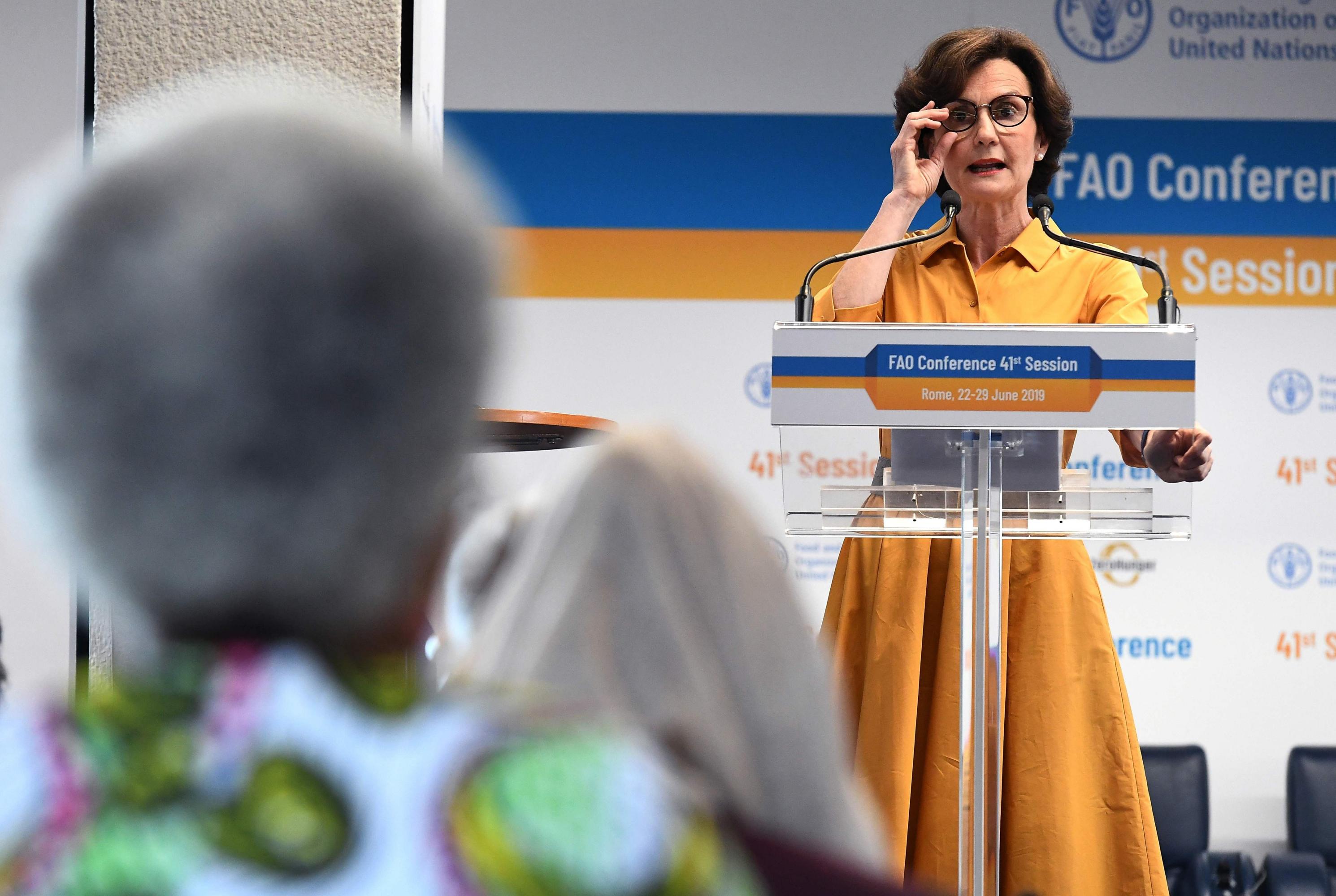 La candidata francesa y de la Unión Europea (UE), Catherine Geslain-Lanéelle. (FotoAFP)