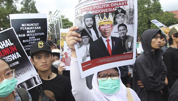 Los jóvenes indonesios están preocupados por el empleo, la calidad de los servicios sociales, la corrupción y la crisis climática, entre otros asuntos. (AP Photo/Slamet Riyadi)
